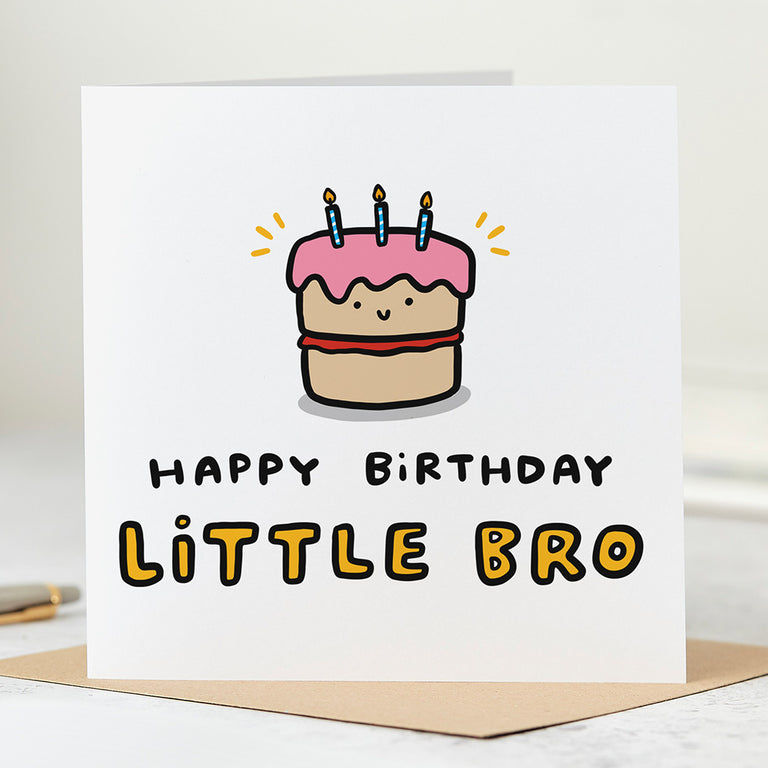 Little Bro Birthday Card