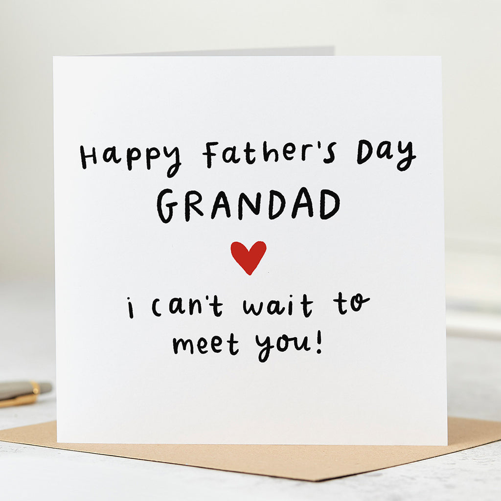 Meet You Grandad Father's Day Card