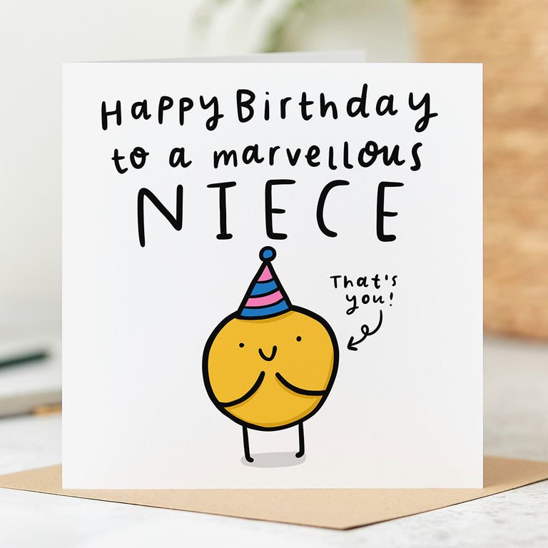 Marvellous Niece Birthday Card