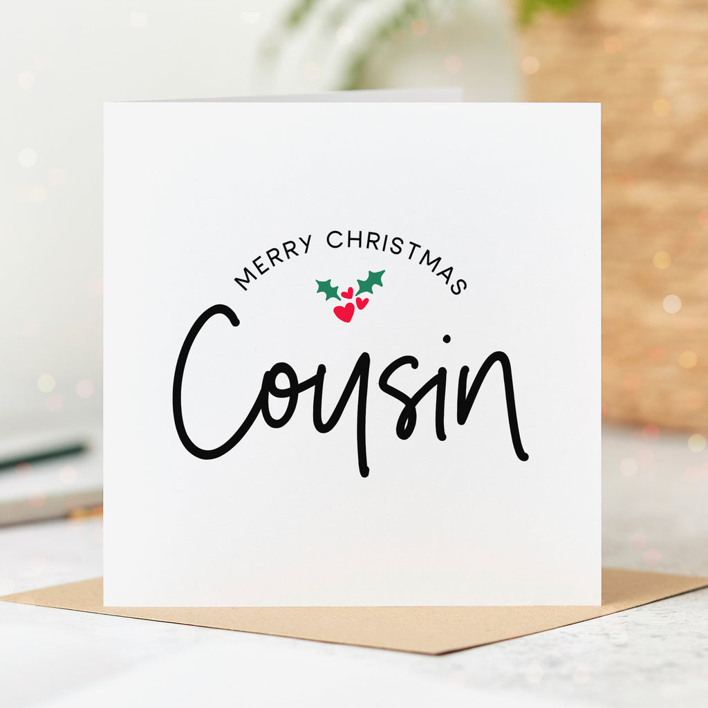 Cousin Merry Christmas Card
