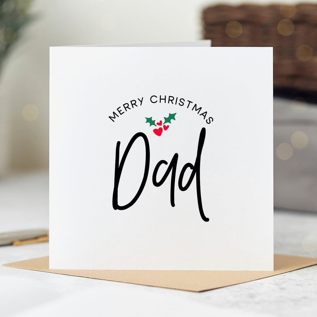 Dad Merry Christmas Card