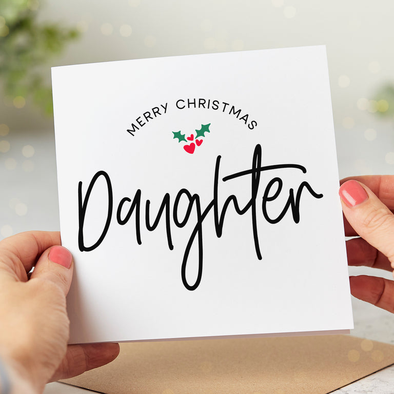 Daughter Merry Christmas Card