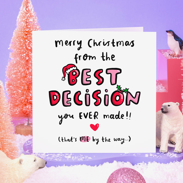 Merry Christmas From The Best Decision Card