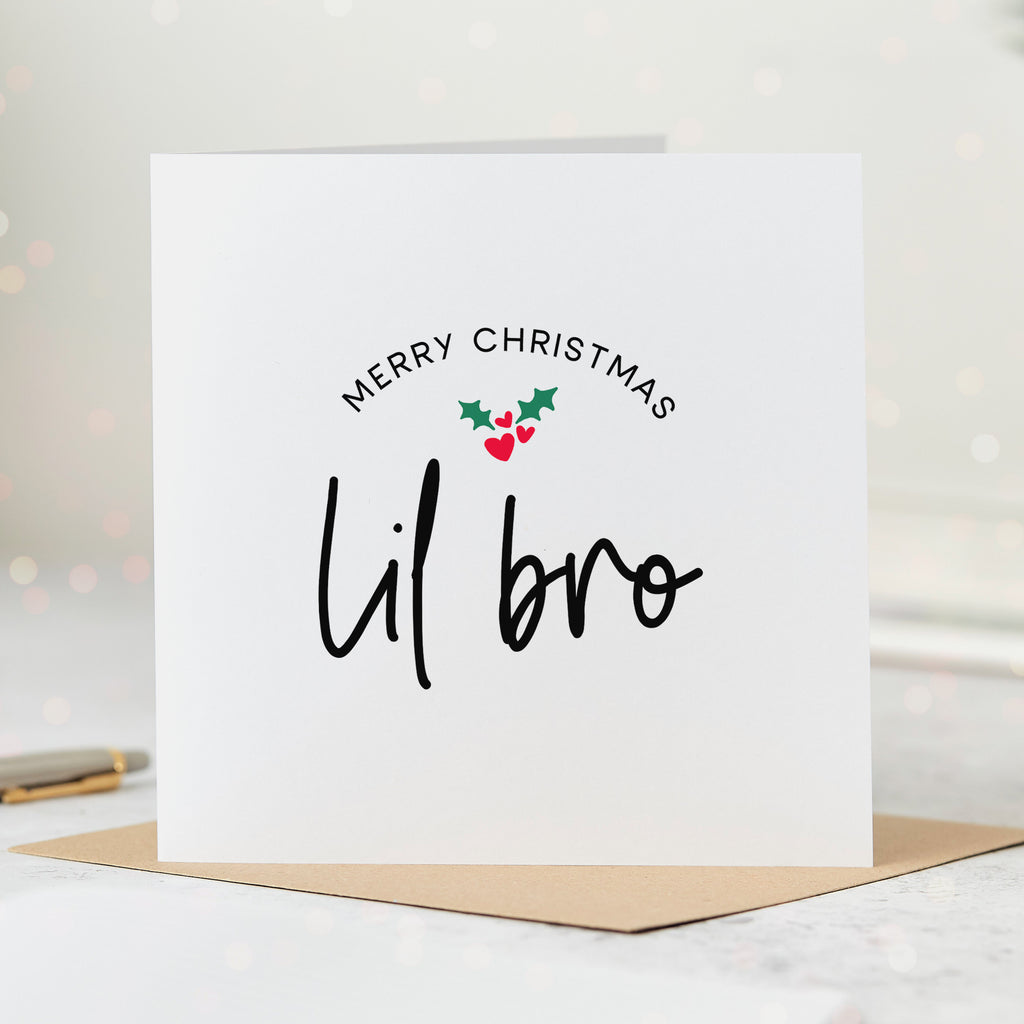 Lil Bro Merry Christmas Card