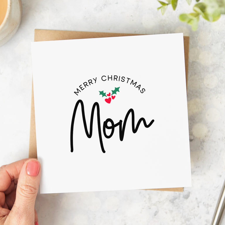 Mom Merry Christmas Card