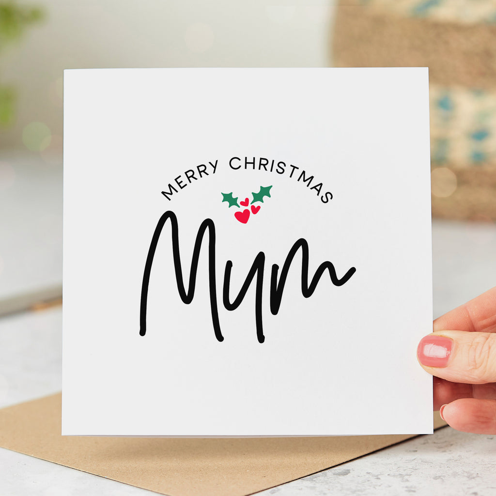 Mum Merry Christmas Card