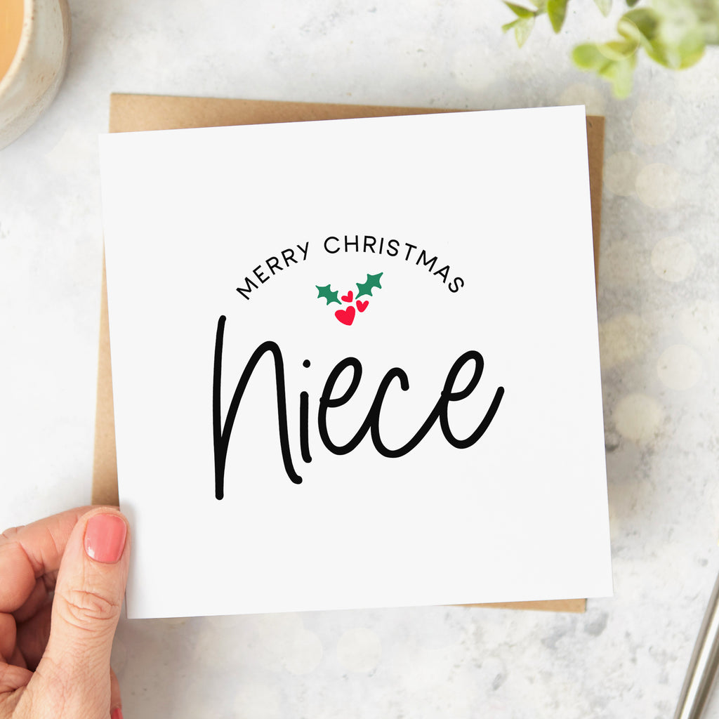 Niece Merry Christmas Card