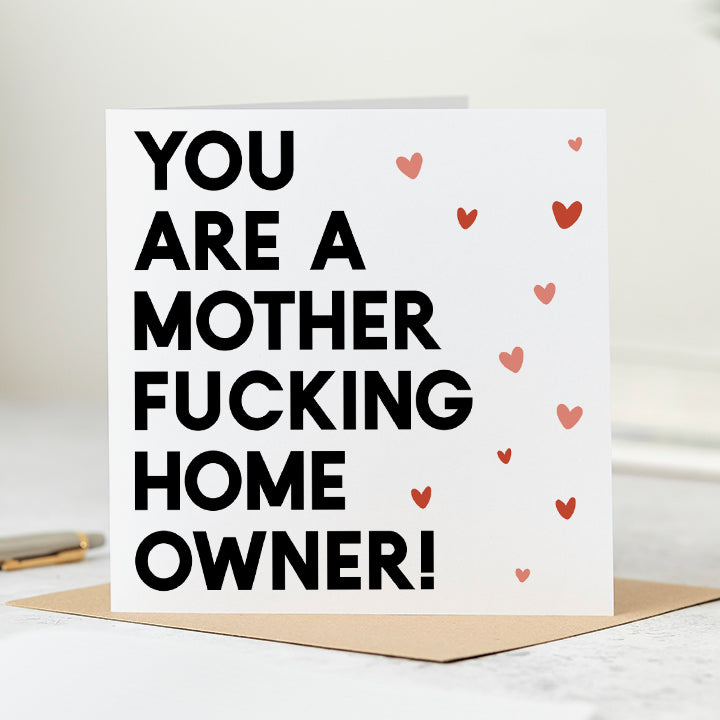 Mother Fucking Homeowner Card