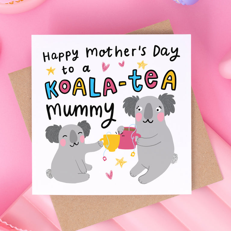 Mummy Koala-Tea Mother's Day Card