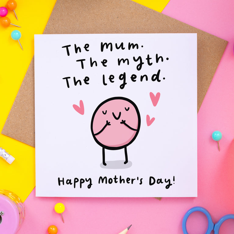Mum The Legend Mother's Day Card