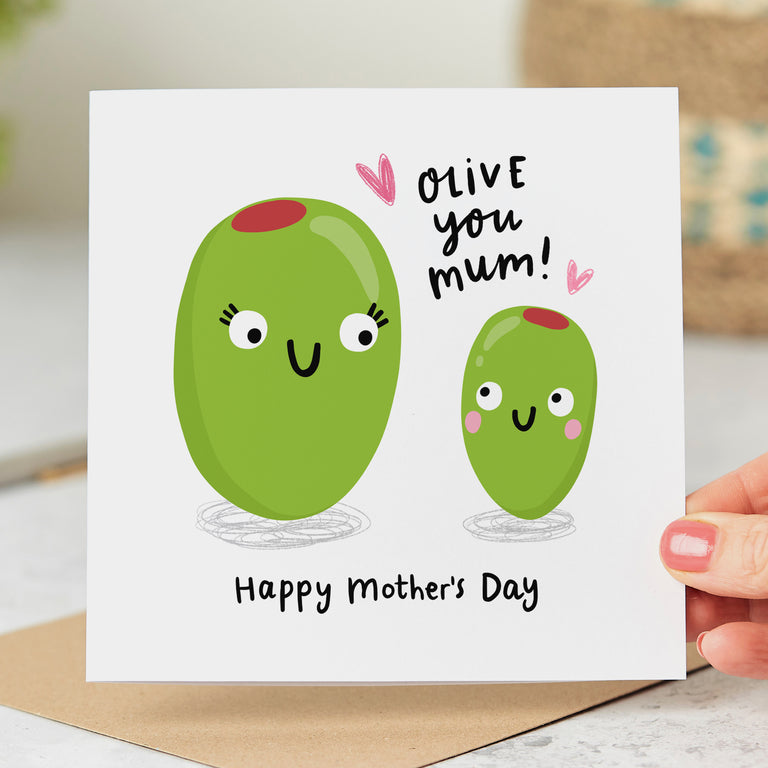 Mum Olive You Mother's Day Card
