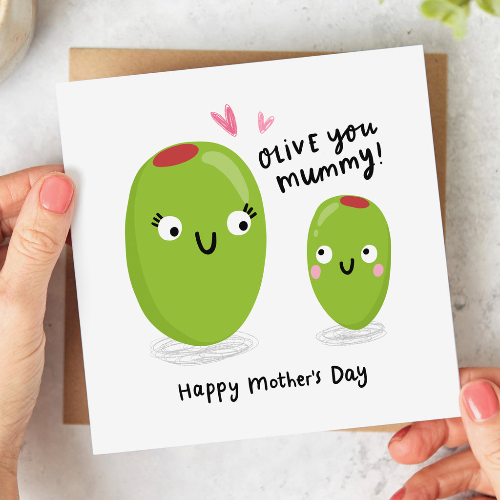 Mummy Olive You Mother's Day Card