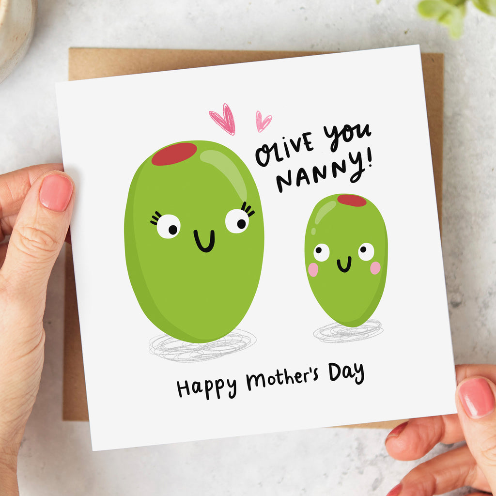 Nanny Olive You Mother's Day Card