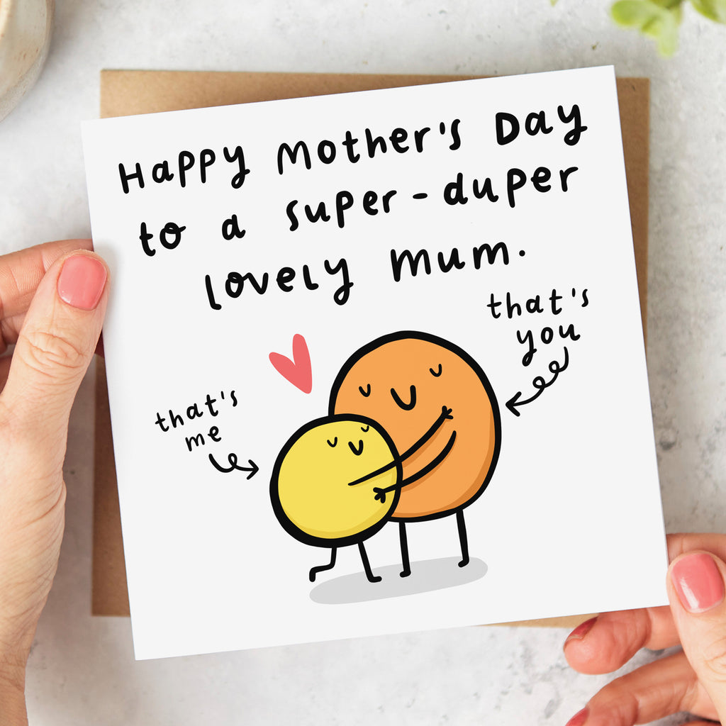 Mum Super-Duper Lovely Mother's Day Card