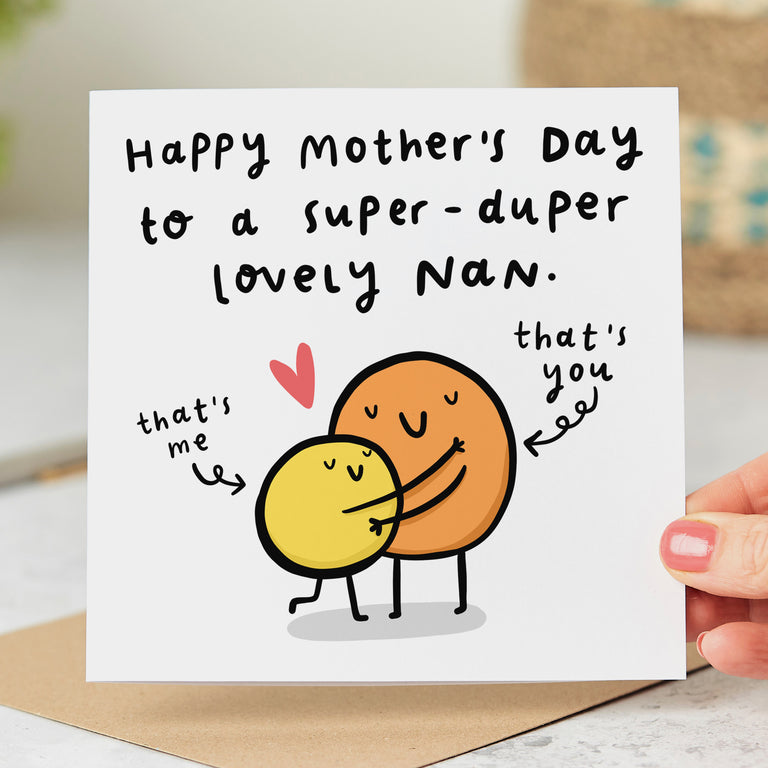 Nan Super-Duper Lovely Mother's Day Card