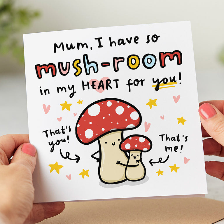 Mum Mush-room Birthday Card