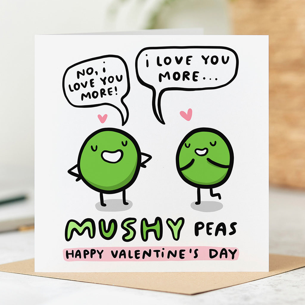 Mushy Peas Valentine's Card