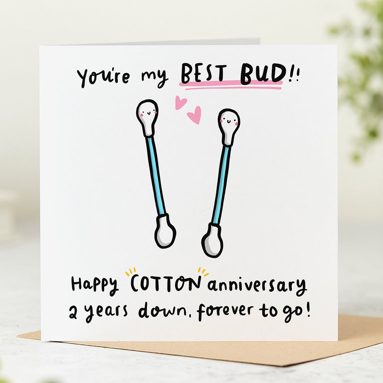 2nd Anniversary Card - My Best Bud