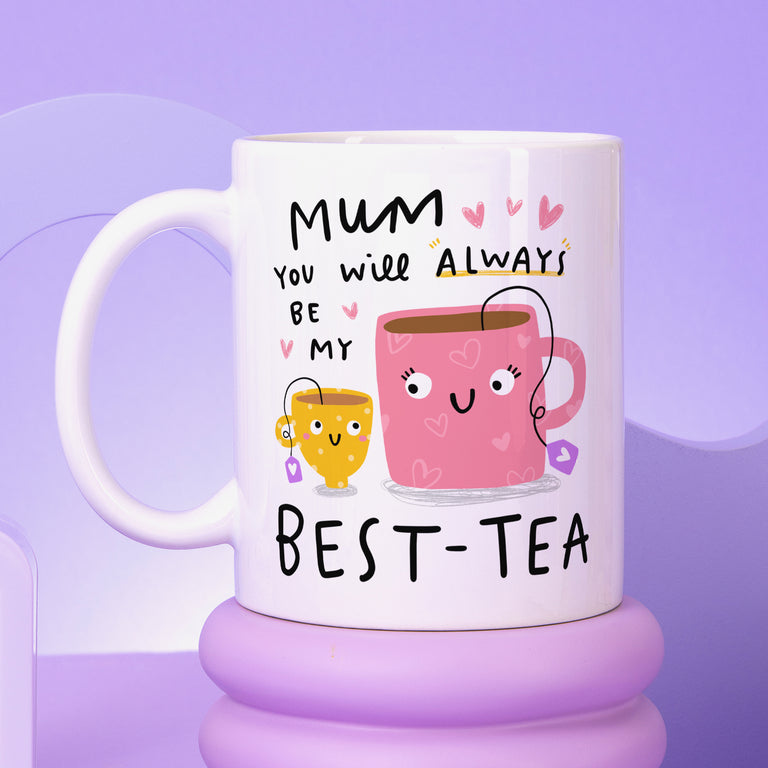 Personalised Mug - Mum My Best-Tea