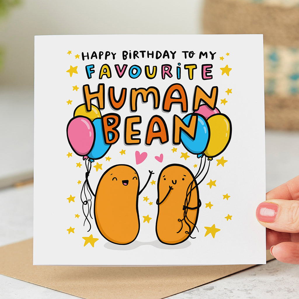 Favourite Human Bean™ Birthday Card