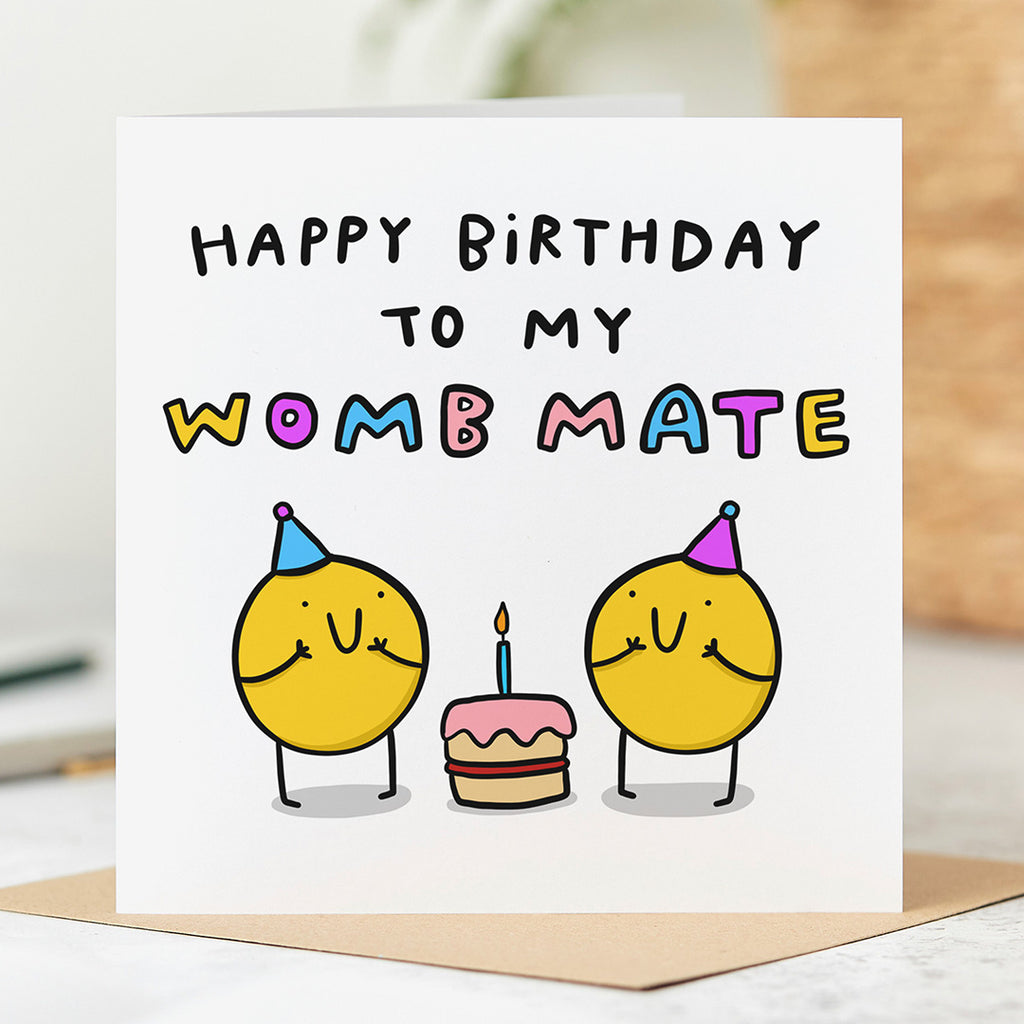 My Womb Mate Birthday Card