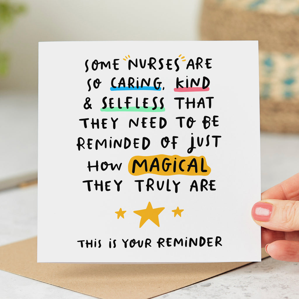 This Is Your Reminder - Nurse Thank You Card