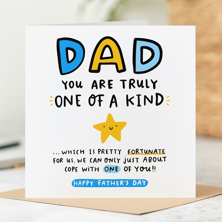 One of a Kind Dad Father's Day Card