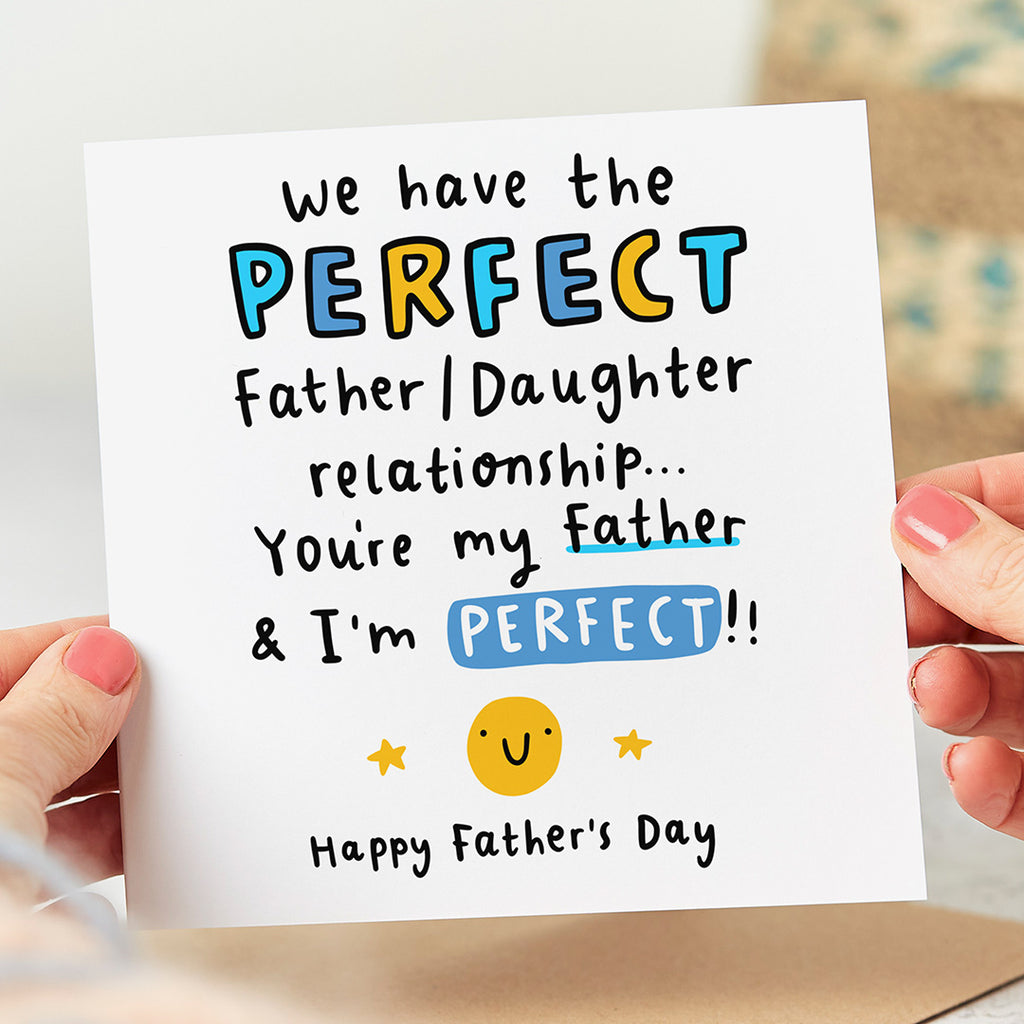 Father Daughter Relationship Father's Day Card