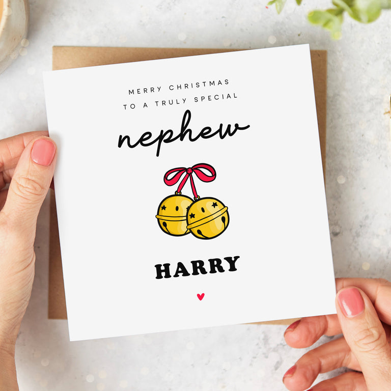 Nephew Truly Special - Personalised Christmas Card