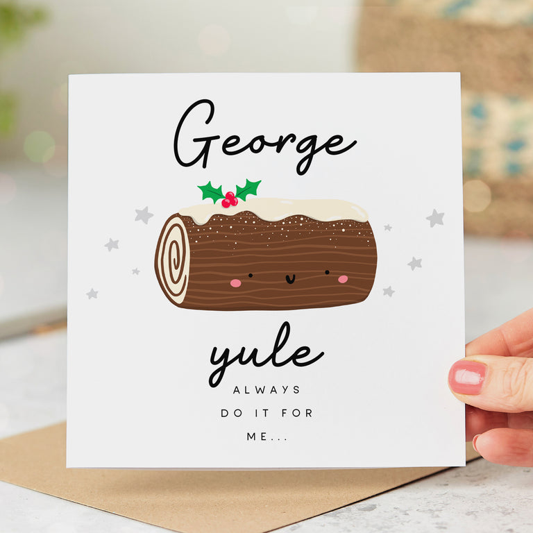 Personalised Christmas Card - Yule Do It