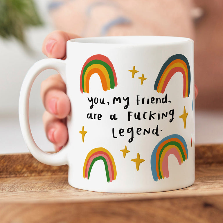 Personalised Mug - Friend Fucking Legend