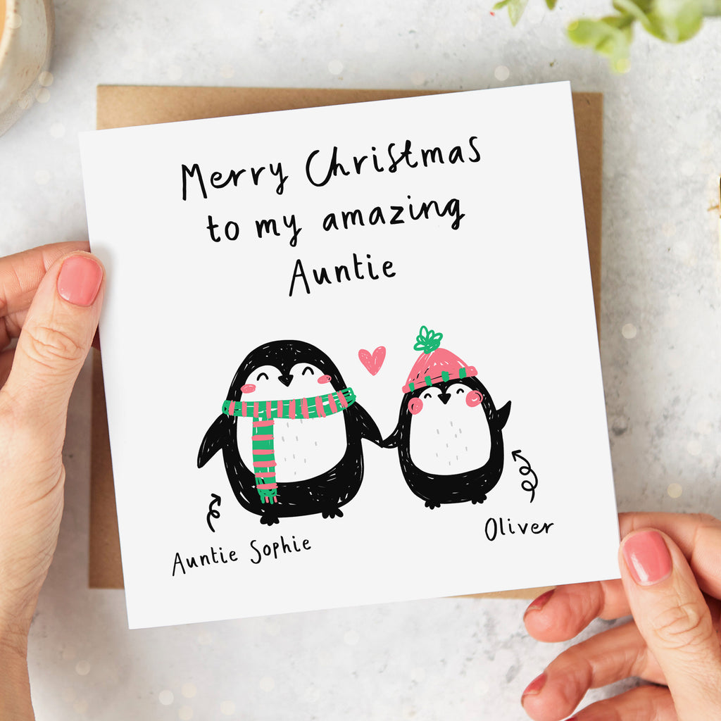 Auntie is Amazing Christmas Card