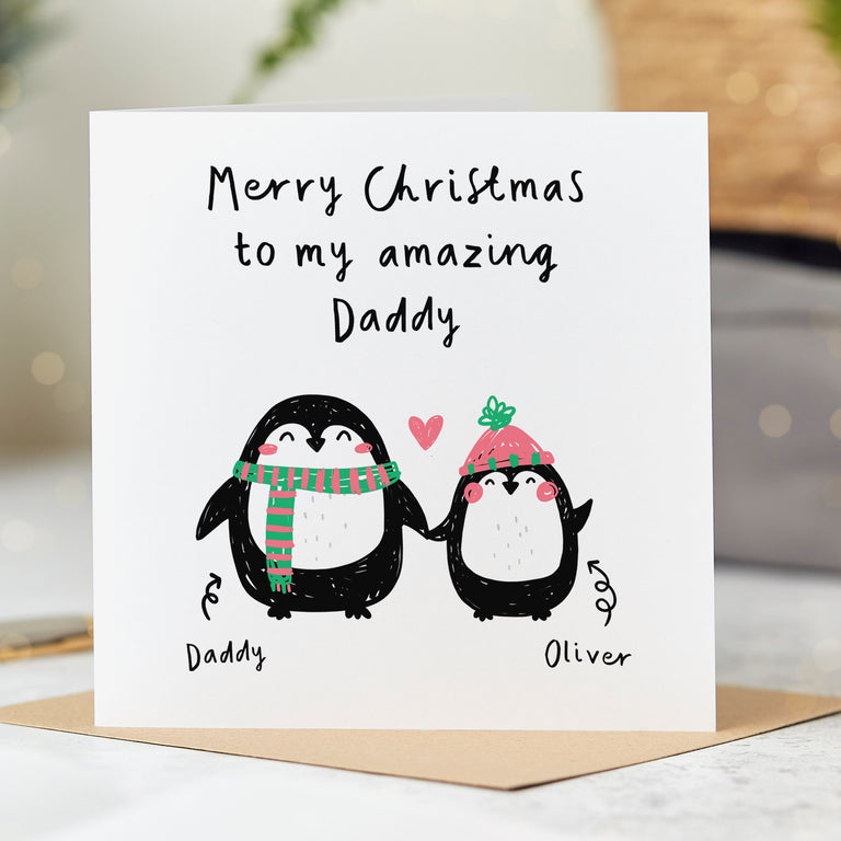 Daddy is Amazing Christmas Card