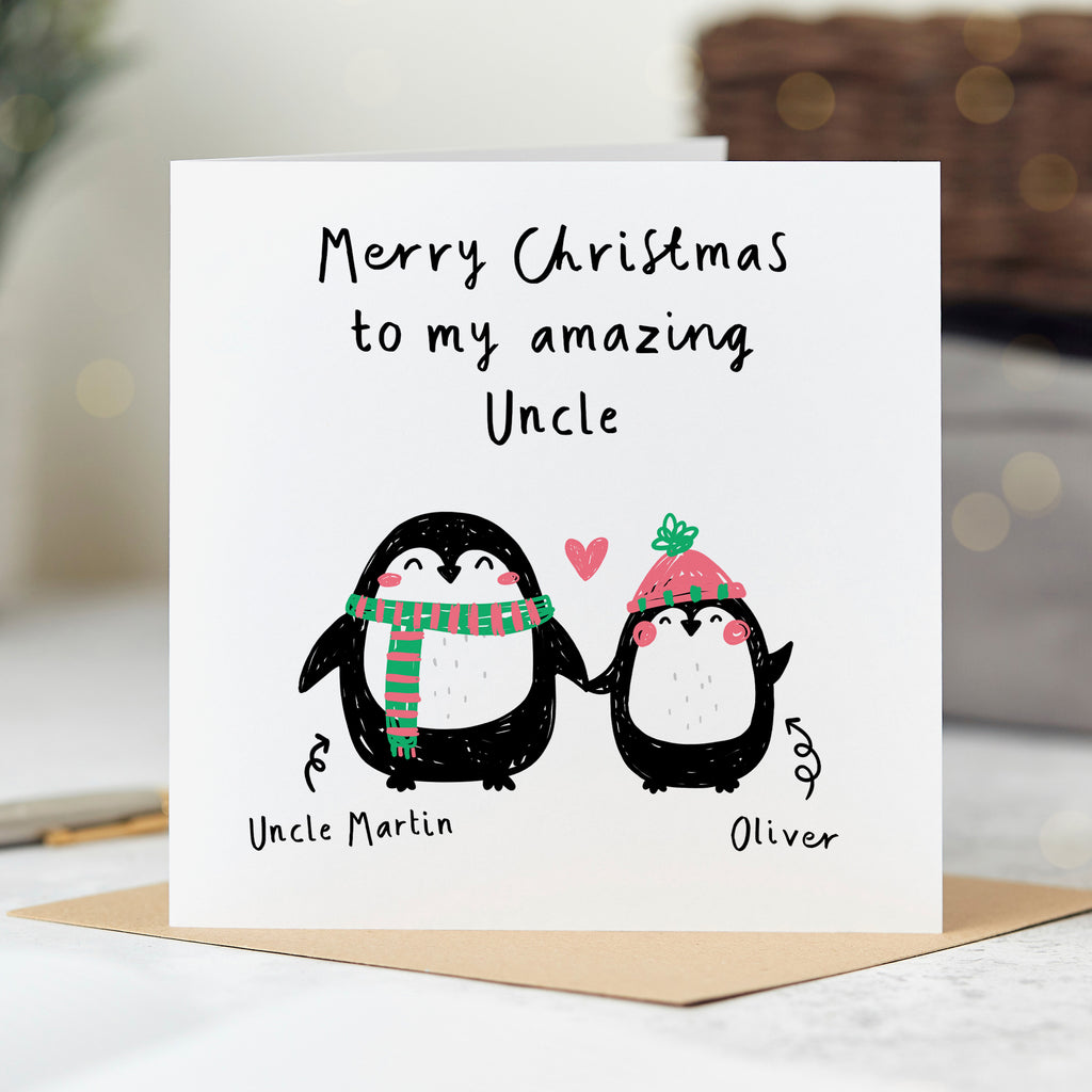 Uncle is Amazing Christmas Card