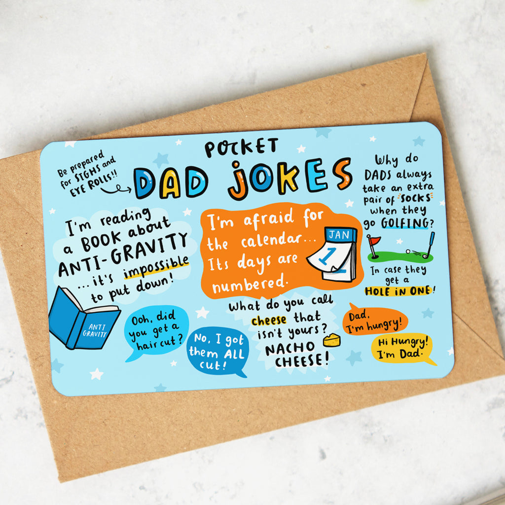 Pocket Dad Jokes Wallet Card