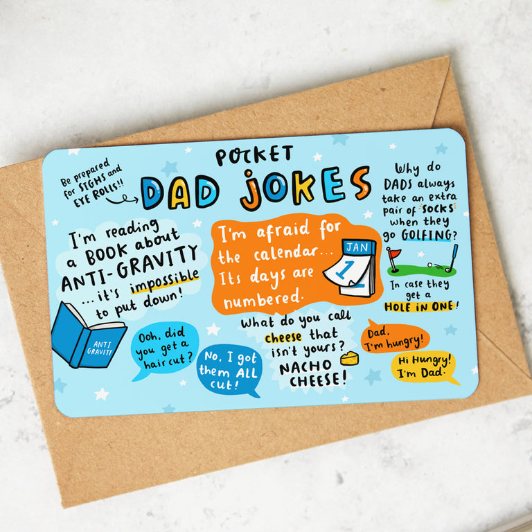 Pocket Dad Jokes Wallet Card