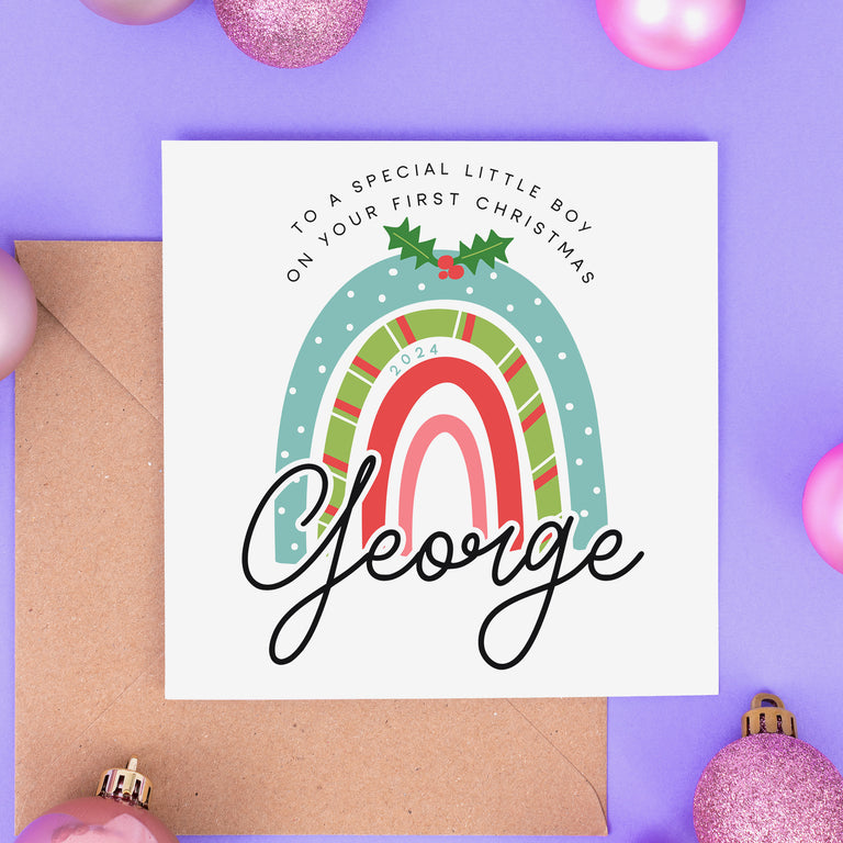 Special Little Boy Christmas Card