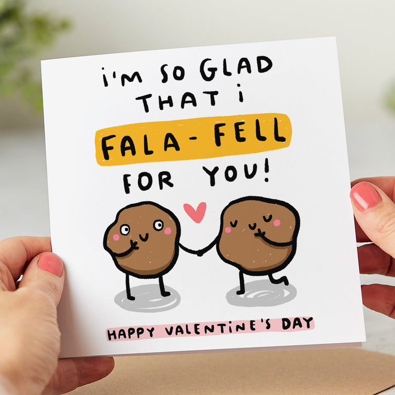 Fala-Fell For You Valentine's Card