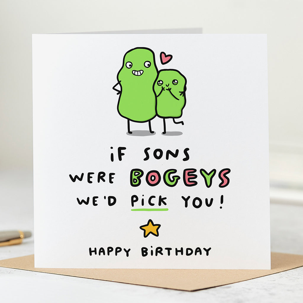Son Bogey Birthday Card