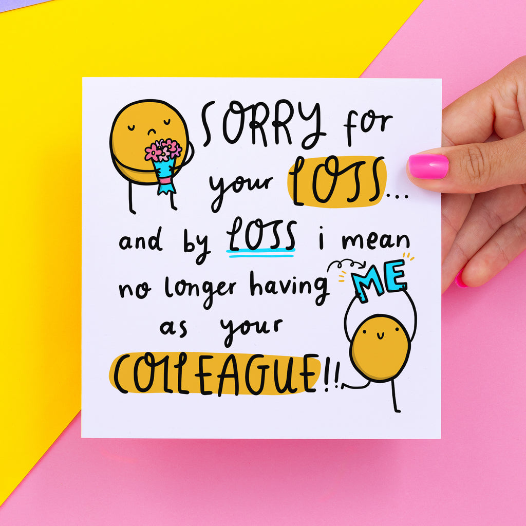 Sorry For Your Loss New Job Card