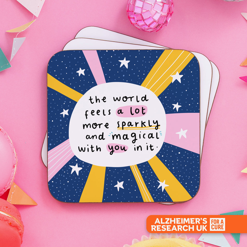 More Sparkly With You Coaster