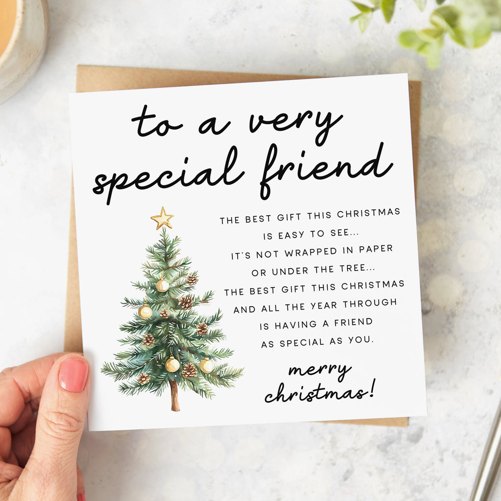 Friend the Best Gift is You Christmas Card