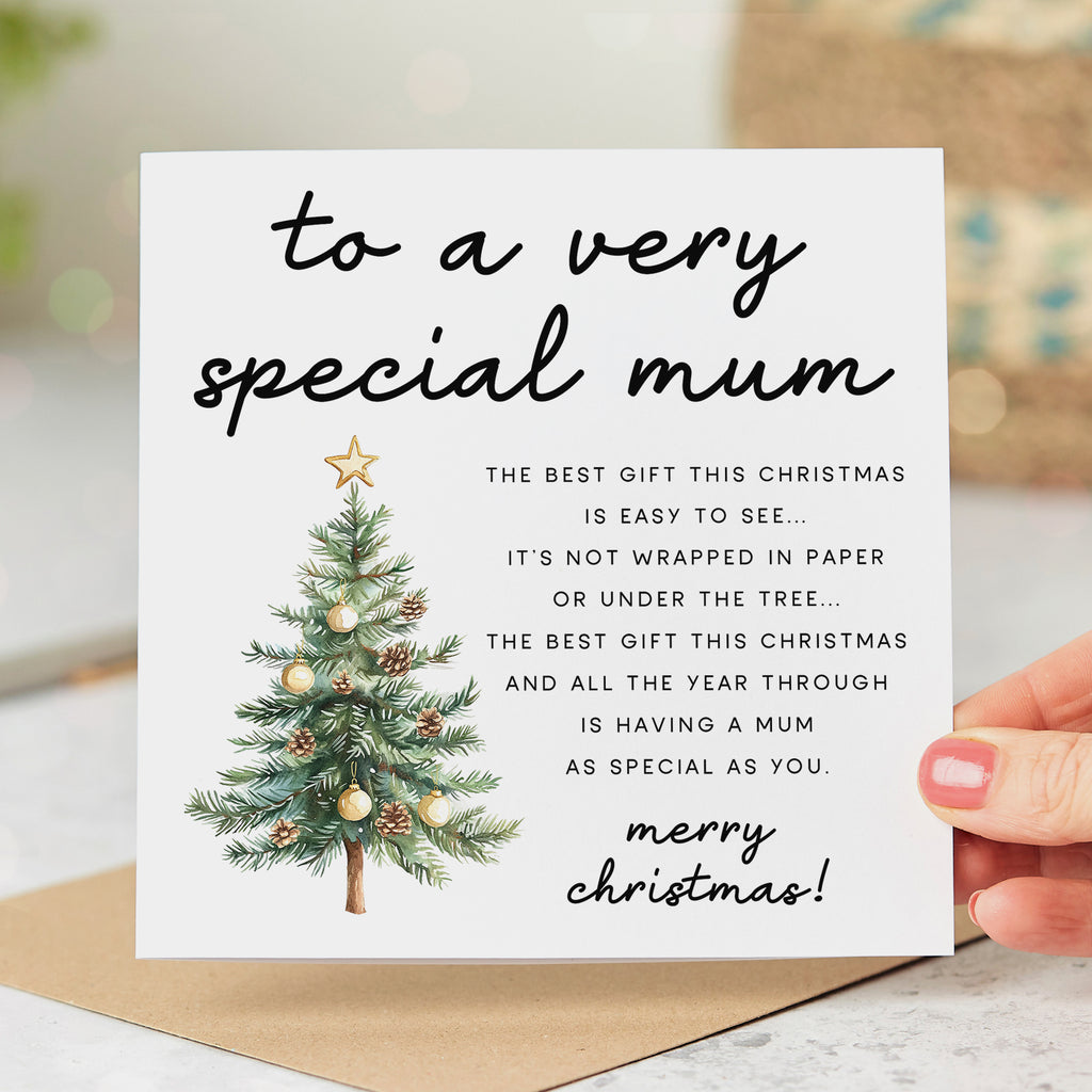 Mum the Best Gift is You Christmas Card