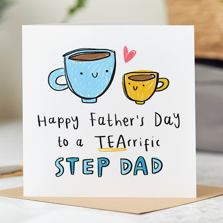 Tearrific Step Dad Father's Day Card
