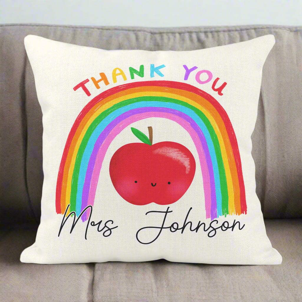Teacher Thank You Personalised Cushion