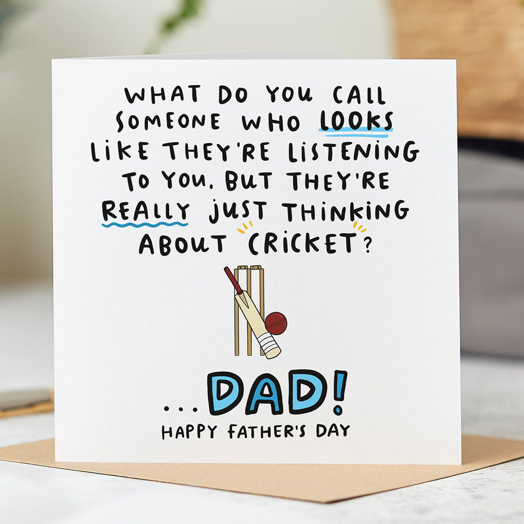 Cricket Father's Day Card