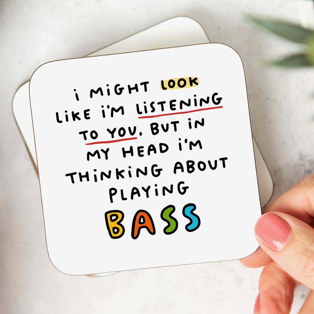 Bass Thinking About Coaster