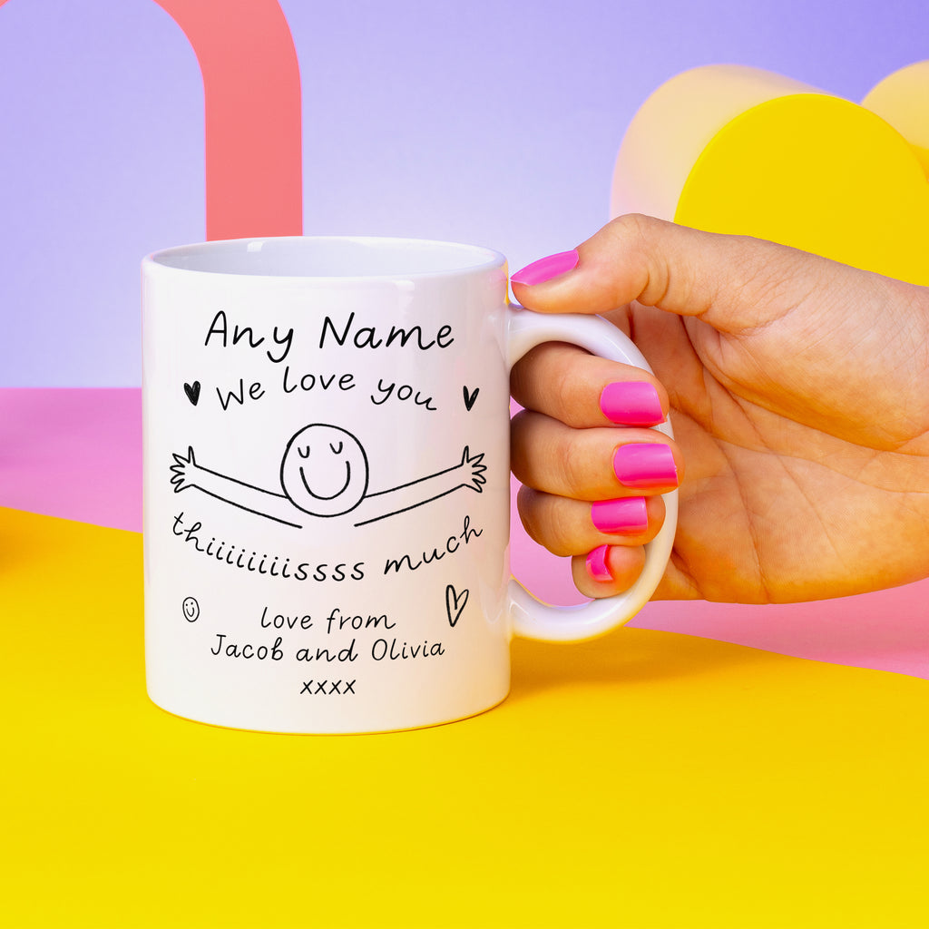 Love You This Much Personalised Mug