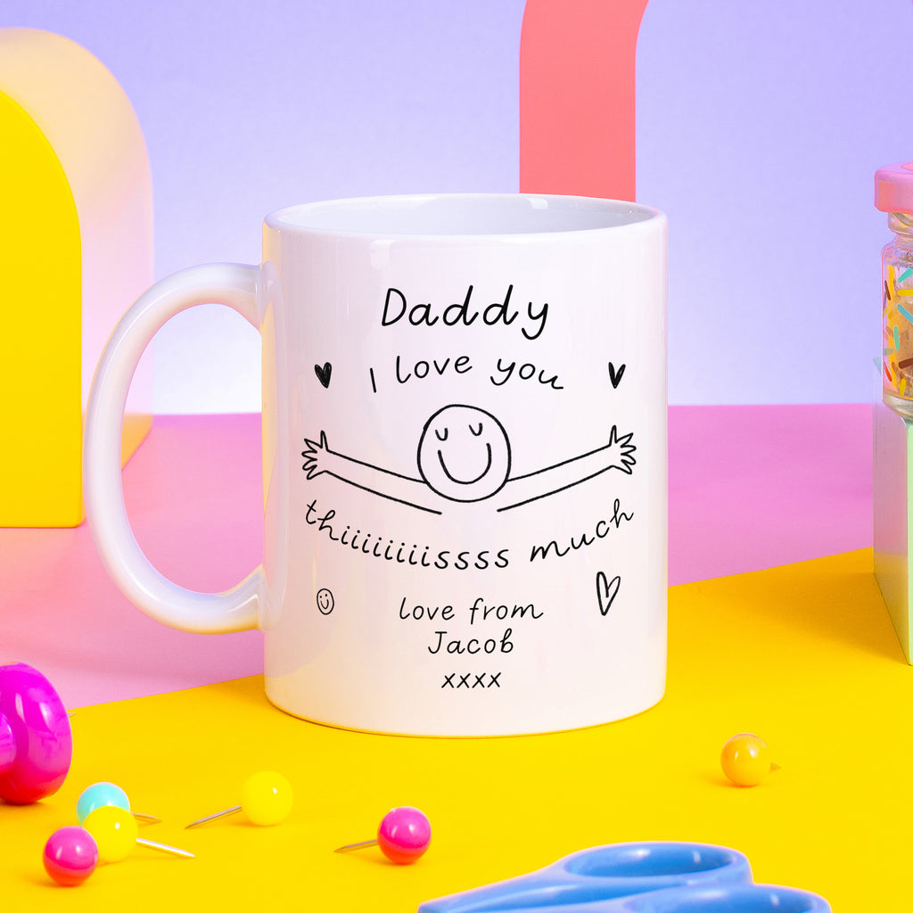 Love You This Much Personalised Mug