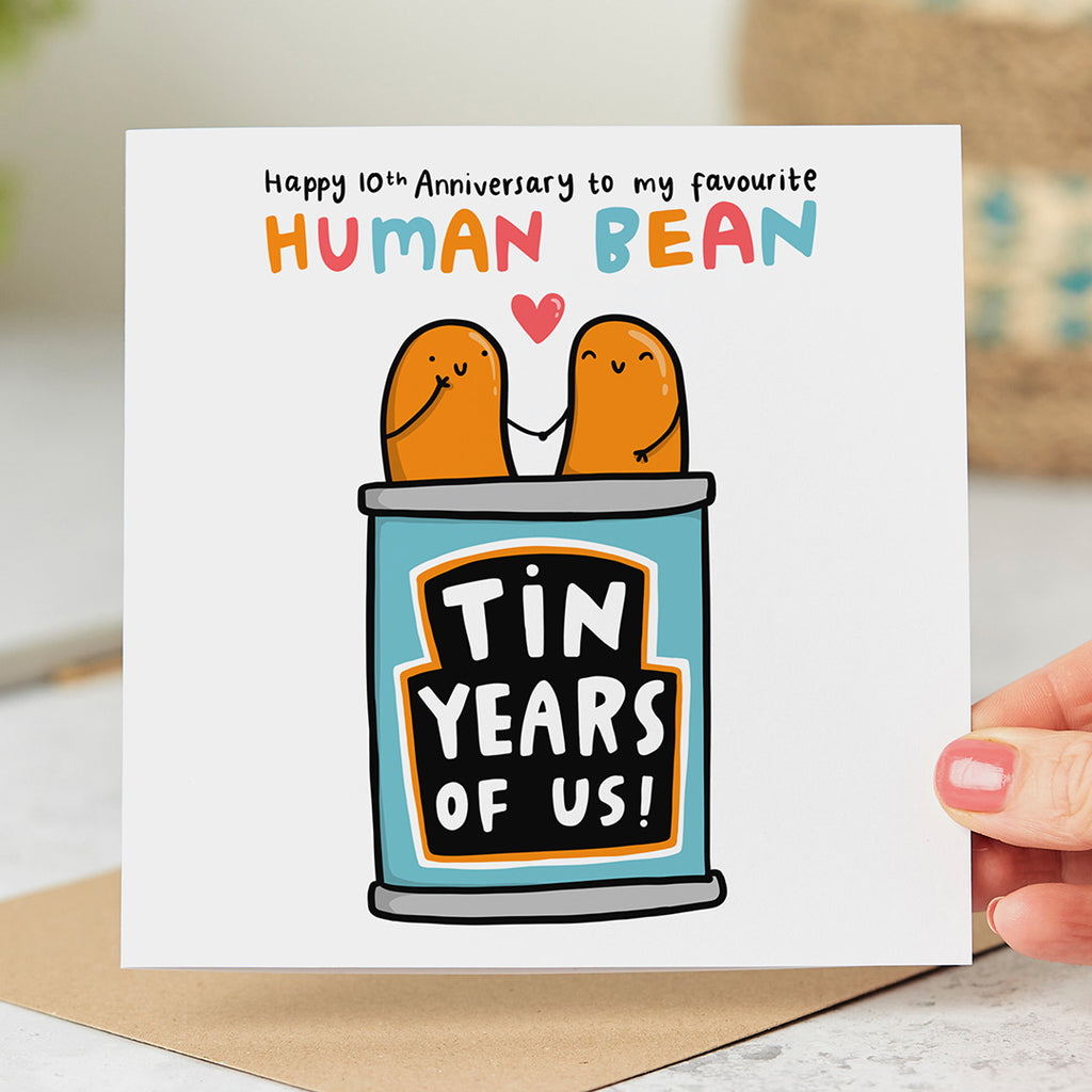 10th Anniversary Card - Tin Years Of Us